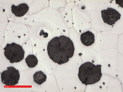 Metallic grain structures